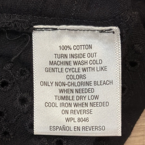 Off the Shoulder- Bell Sleeve - Eyelet Top - Picture 6 of 6